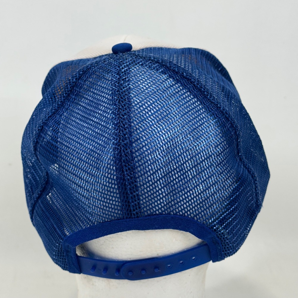 Vintage Capital Blue Velvet Transport Canton Ohio Trucker Hat Blue Snapback - Picture 4 of 7